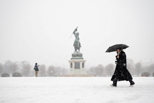 Snow havoc in Europe